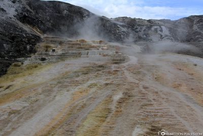 The sinter terraces
