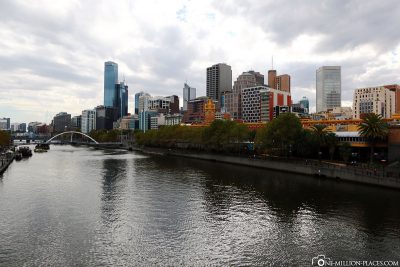 Die Skyline von Melbourne