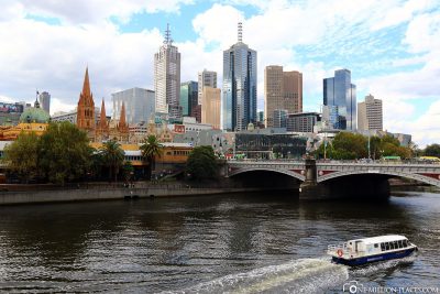 Die Skyline von Melbourne