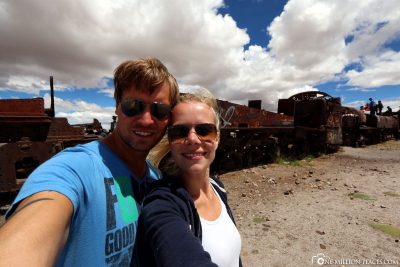 Der Eisenbahnfriedhof in Uyuni