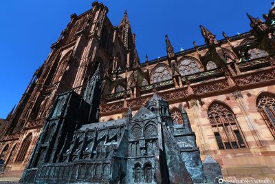 The Strasbourg Minster with miniature