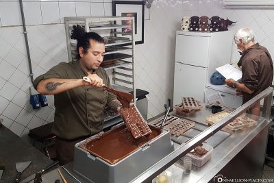 Herstellung von Pralinen