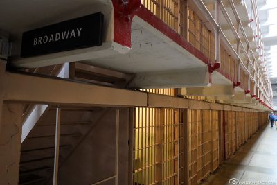 Der Zellentrakt "Broadway"