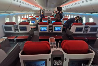 Die Business Class von LATAM im Dreamliner