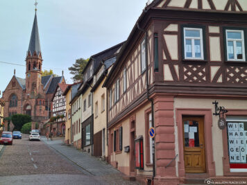 View up to St. John's Church