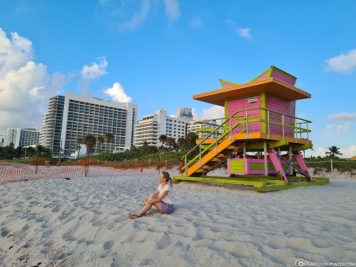 Der Strand am Eden Roc Hotel 